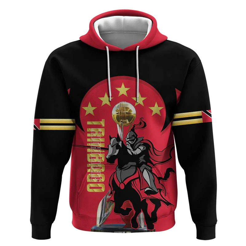 Trinidad and Tobago Cricket Personalized Hoodie Trinbago Knight Riders 5th Champions Proud