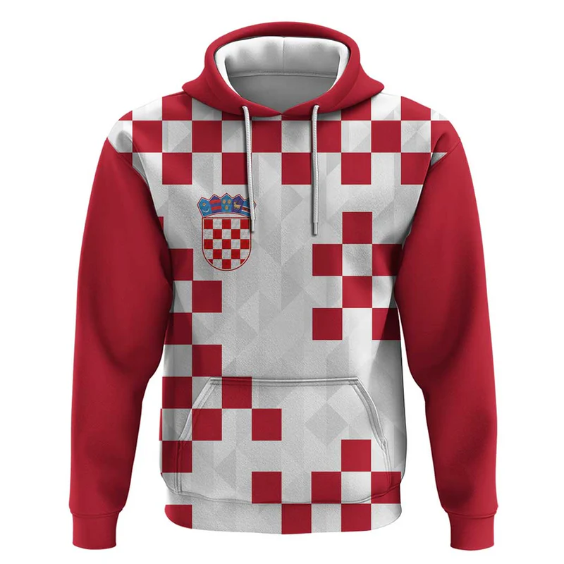 Custom Croatia Football Go Champion Hoodie