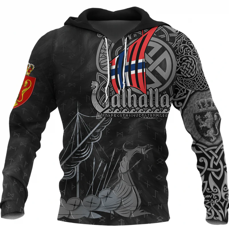 Viking Clothing Viking Norway Drakkar Hoodie