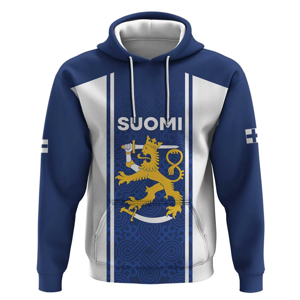 Finland Suomi Lion Hoodie Pride Of The North LT19