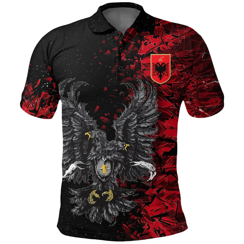 Double headed Eagle of Albania Polo Shirt Special