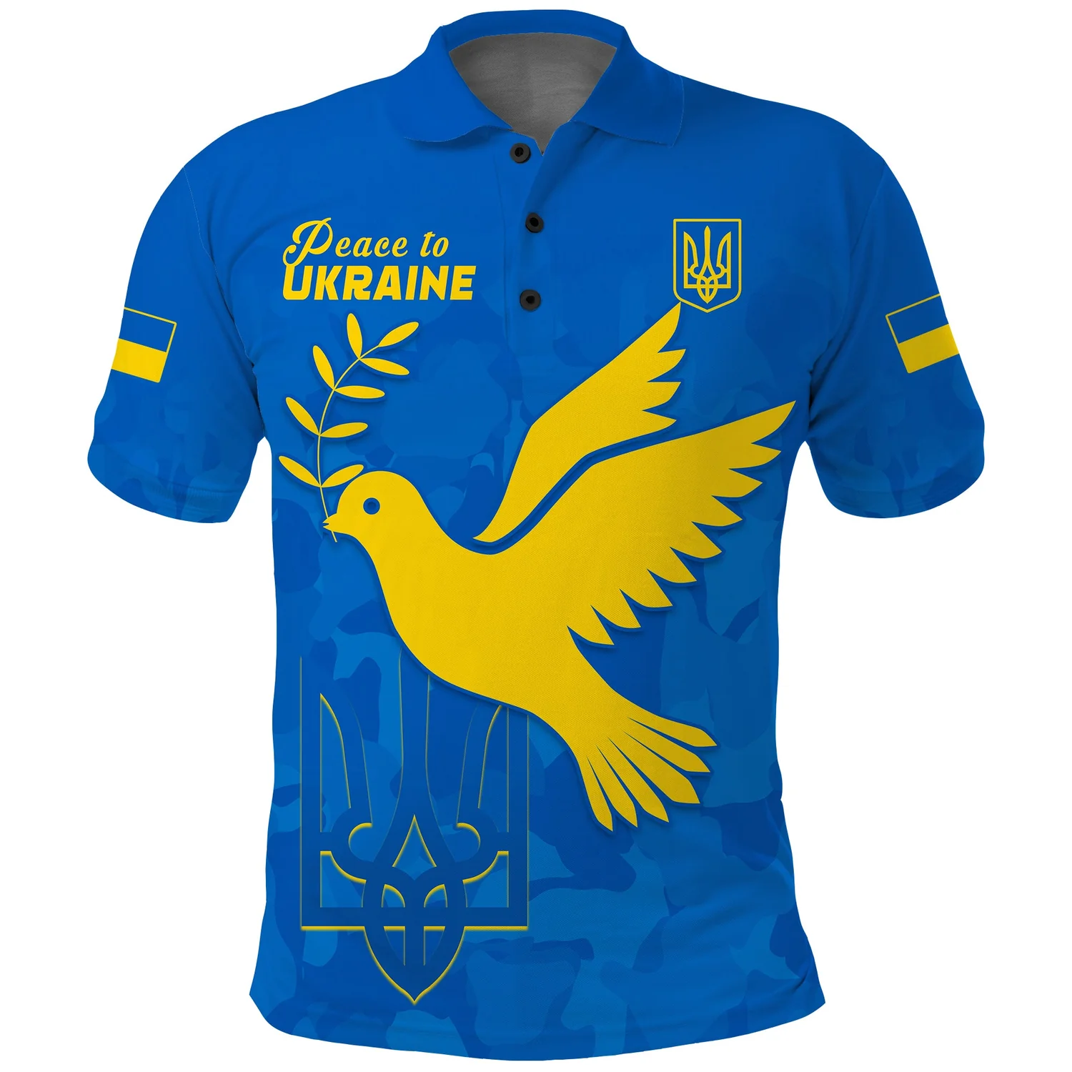 Ukraine Polo Shirt Always Style Camouflage
