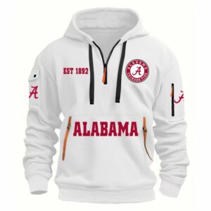 New Edition Alabama NCAA Quarter Zipper Hoodie