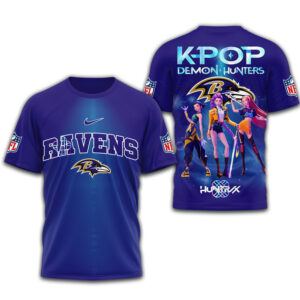 Baltimore Ravens x KPop Demon Hunters- NFL Premium Shirt