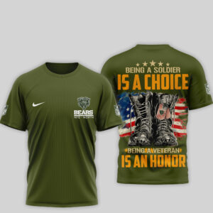 Chicago Bears Army Veteran - NFL Premium Shirt