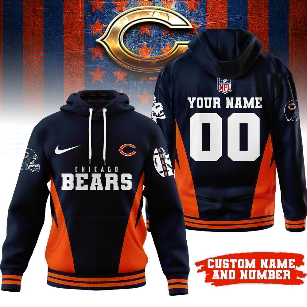 Chicago Bears NFL Premium Custom Hoodie