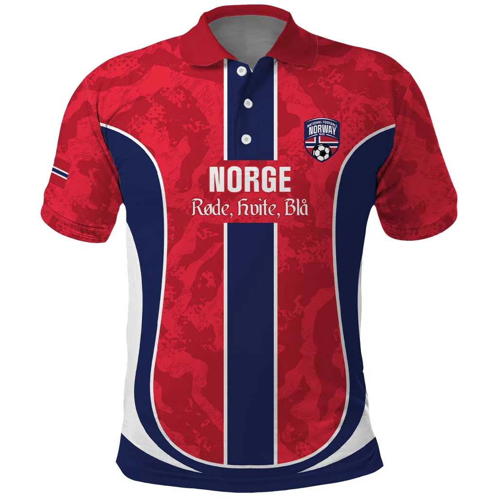 Custom Norway Football Polo Shirt 2026 Come On Norge LT14