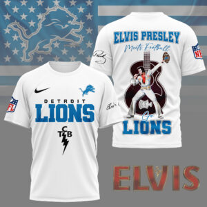 Detroit Lions x Elvis Presley - NFL Premium Shirt