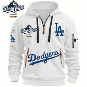 Champion Los Angeles Dodgers Quarter Zipper Hoodie
