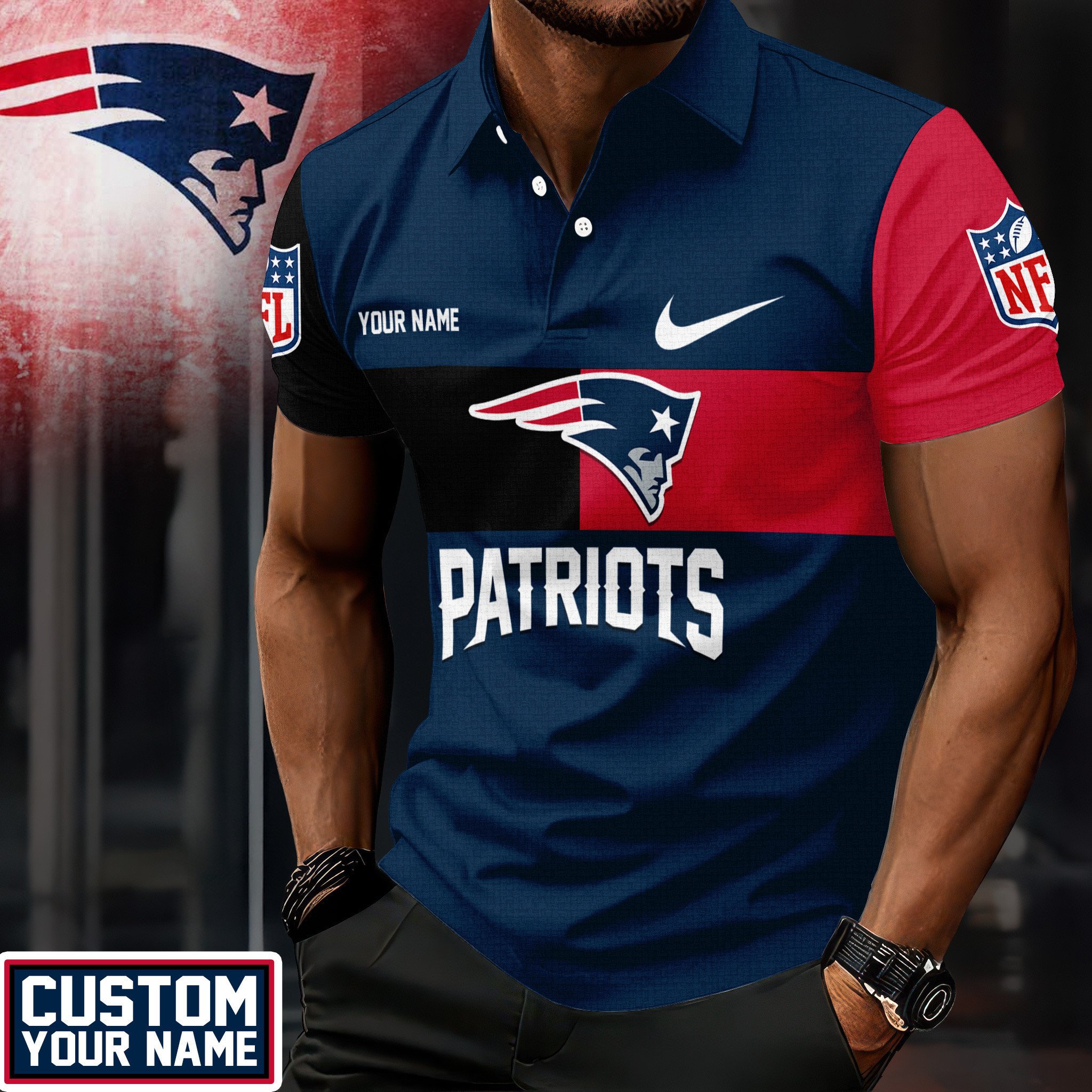 New England Patriots - NFL Premium Polo Shirt