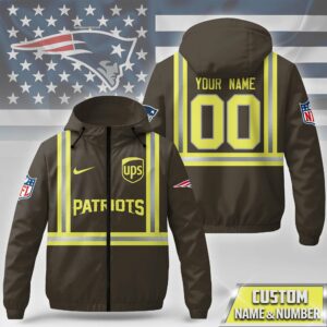 New England Patriots NFL - UPS Driver Premium Safety Windbreaker Jacket