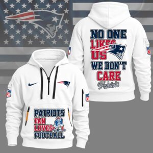 Patriots NFL No One Like Us - Quarter Zipper Hoodie
