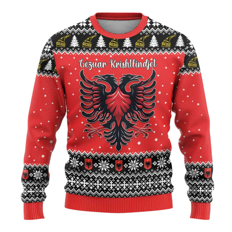 Poland Christmas Ugly Christmas Sweater Pierogi Polish Snow