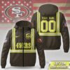 San Francisco 49ers NFL - UPS Driver Premium Safety Windbreaker Jacket