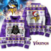 Minnesota Vikings x Star Wars Ugly Christmas Sweater - Knitted Sweater- Buy 2 Get 1 Free