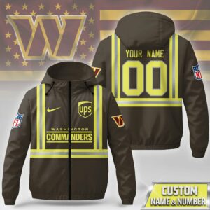 Washington Commanders NFL - UPS Driver Premium Safety Windbreaker Jacket