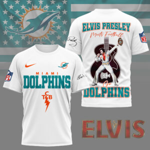 Miami Dolphins x Elvis Presley - NFL Premium Shirt