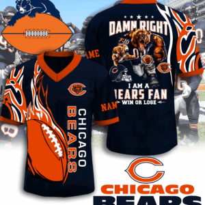 Personalized Chicago Bears NFL Football Jersey - Kid & Adult