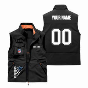 (32 Teams) NFL Legend Water-resistant Softshell Work Vest - Custom Name